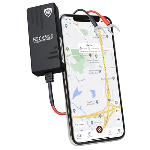 SafeTag Volt Real Time GPS Tracker Device - Van, Motorbike, Caravan, Motorhome, Tractor, Coach & Car Tracker - 9-48V, Self-Install Including SIM & Data, 7 Day Free Trial, UK Company