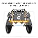 MEO Mobile Game Controller [Six-Finger] – Game Controller with Gaming Trigger, Shoot Sensitive Controller Aim & Fire Trigger Compatible with iPhone/Android (Black) (Renewed)thumb 4
