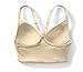 Mae Women's Longline Lounge Light Support Bralette (for A-C cups), Nude, Large