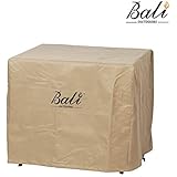 BALI OUTDOORS 32 Inch Square Patio Fire Pit Table Cover, Heavy Duty, Waterproof and Weather Resistant Oxford Fabric Cover, Brown
