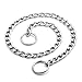 Mogoko Stainless Steel Dog Choke Chain Collar, Puppy Metal P Chain Slip Collar Pet Titan Training Walking Choker(3.0mm;22.0 inch)