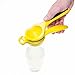 Lemon Lime Squeezer by Kitchen Bitz - Strong Aluminium Citrus Juicer - Non-Slip Grip Handles