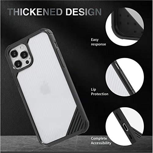 Clear Case Compatible with iPhone 12 Case, Designed for iPhone 12 Pro Case 6.1 Inch, Military Grade Clear Shockproof Drop Proof Phone Cover