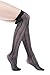 Felicity Womens Knee High Fishnet Patterned Trouser Socks Dress Socks (Assorted A, Black, 6 Pack)
