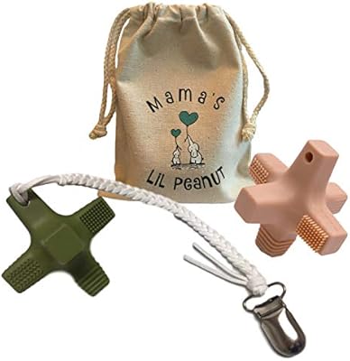 silicone cross teether