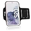 RevereSport Armband compatibel Samsung Galaxy S20 Plus. Sport Arm Telefoon Case Houder voor hardlopen, Oefening, Gym…