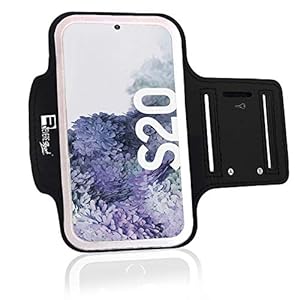 RevereSport Armband compatibel Samsung Galaxy S20 Plus. Sport Arm Telefoon Case Houder voor hardlopen, Oefening, Gym…