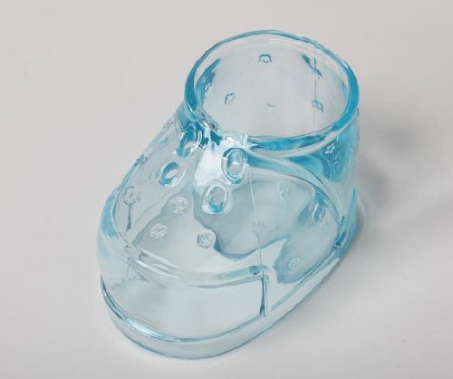 2.75" clear plastic baby booties baby shower favor…