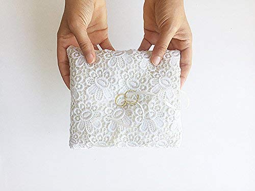 Amazon Com Lace Ring Pillow Ring Bearer Ring Bearer Pillow