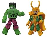 Diamond Select Toys Marvel Minimates Best of Series 2: Hulk and Loki, 2-Pack
