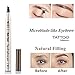 Tattoo Eyebrow Pen Tat Brow Pen Microblade Eyebrow Tattoo Pen Microblading Eyebrow Pen Tattoo Brow Ink Pen Tattoo Brow Tint Pen (Dark Gray)