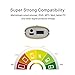Power Bank，Anguo 5000mAh Ultra Compact Power Bank Portable Charger Powerbank External Battery Charger for iPhone7 Plus 6s 6 Plus, iPad, Samsung Galaxy, Nexus, HTC and More - Wood Grain
