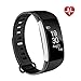 Fitness Tracker Watch, Egiant Waterproof Activity Tracker Bracelet with Heart Rate Monitor, Bluetooth 4.0 Touch Screen OLED Wristband Call MSM Reminder for ios and Android Smartphone