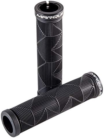 MARQUE Grapple Mountain Bike Handlebar Grips – Single Lock-On Ring MTB and BMX Bicycle Handle Bar with Non-Slip Grip