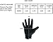 RightOn SIMPL Mountain Bike Gloves, Unisex Cycling Gloves, Full Finger MTB DH Downhill Off Road Gloves with Touch Recognition