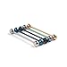 Ruifan Lot of 5 Industrial Barbell Earring Stainless Steel 14 Gauge Cartilage Earring Body Piercing 1.5 Inch(38mm)