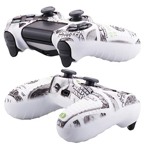 ETbotu Camouflage Soft Silicone Case Skin Grip Cover for Playstation 4 PS4 Controller Dollar