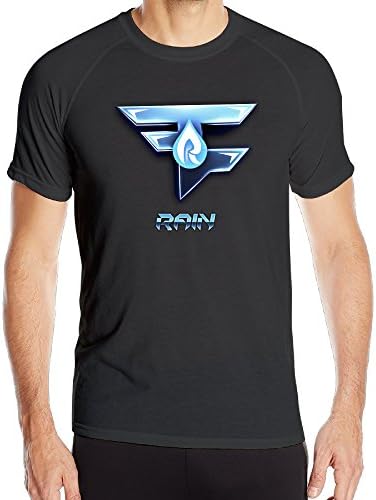 PTR Men's Particular Faze Rain Logo Training Tee Black