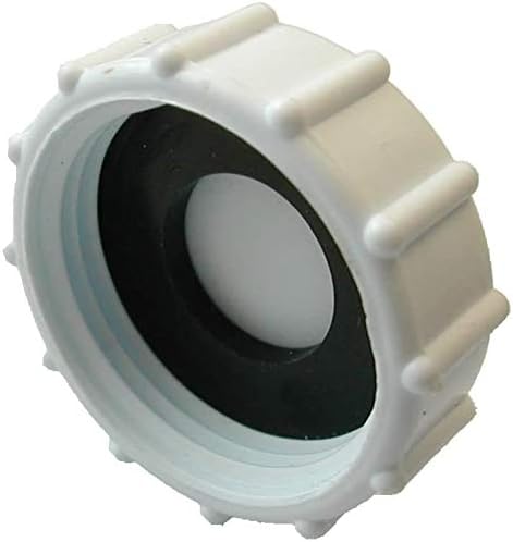 Citystores® Blanking Cap 32mm, 1.1/4" White Appliance Trap Cap with Washer
