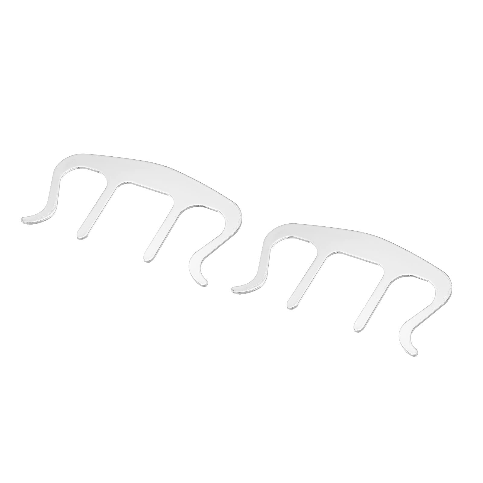 PATIKIL Metal Music Book Clip and Page Holder for Sheet Music Stands, Piano Sheet Music Holders Music Book Holder Silver 3.7 x 2.1 Inch Pack of 2