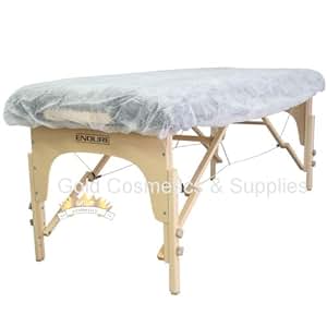 Amazon.com: 100 Ct. White Disposable Elastic Fitted Bed