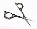 Yueton Vintage Europea Style Plum Blossom Needlework Embroidery Scissors (Bronze)