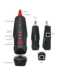 NOYAFA NF-8601W-A probador de cable de red para RJ45, RJ11, BNC, Ping PoE 8