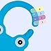 NCYBIB Silicone Bibs for Baby 2 Pack Waterproof Baby Bib for Girls and Boys Easily Wipe Clean with Food Catcher Pocket Christmas Gifts(Frog-Green/Blue)
