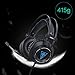 AUKEY Gaming Headset, On-Ear Headphones with Enhanced Bass, Flexible Microphone, Self-Adjusting Headband, and LED Light for PC, PS4, and Xboxthumb 3