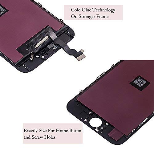 for iPhone 6 Screen Replacement Touch Screen digitizer & LCD Display for iPhone 6(4.7") Black, Compatible Model: A1549, A1586, A1589