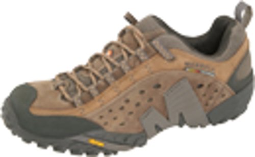 Merrell Men's Intercept Moth Brown Leather Sneaker 9 M