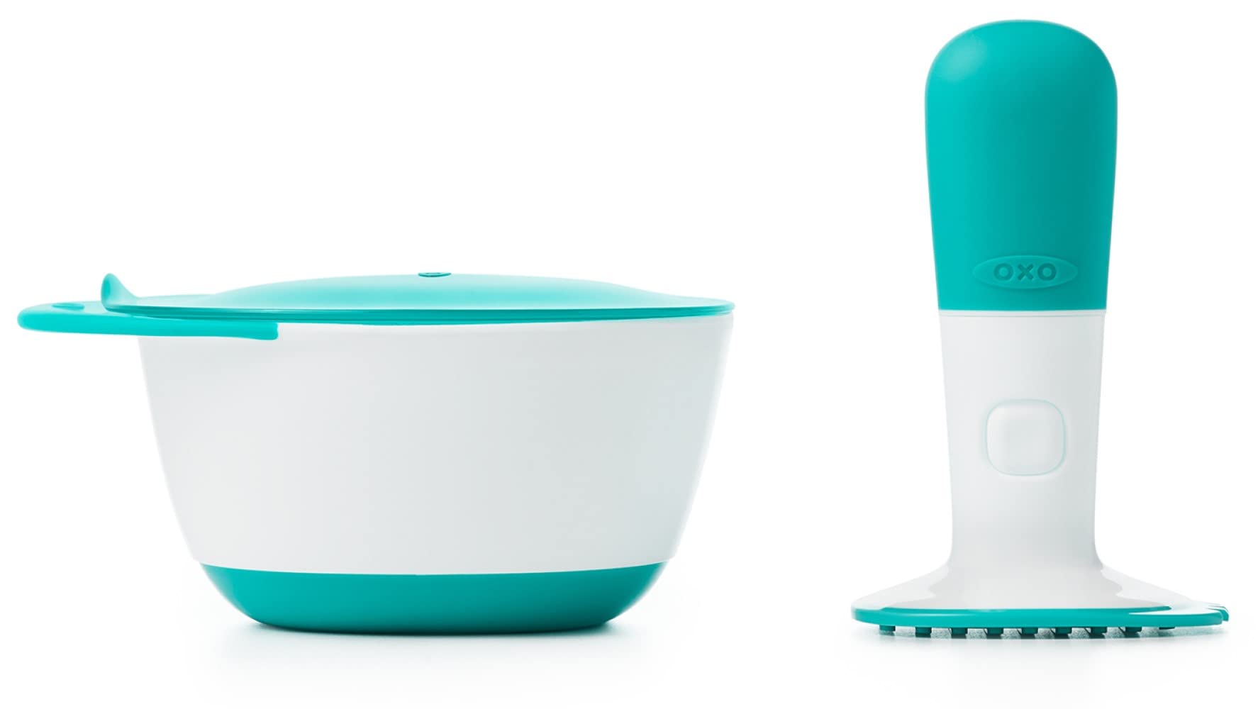 Photo 1 of OXO Tot Food Masher, Teal