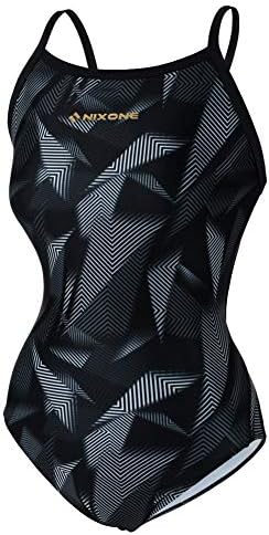 Nixone 競泳水着 レディース ワンピース水着 女性 フィットネス 水着 トレーニング スリムウエア スイミングウェア 練習用 Nsjw 4931pr 期間限定の激安セール ガールズ