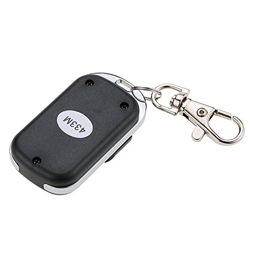 OWSOO Mini Copy Code 4 Channel Universal Remote Control Cloning Duplicator Key Transmitter 433 MHz Learning Garage Door Gate Opener Controller Old Key Replacement