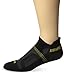 Balega Hidden Contour Impact Resistance / Cushioning Performance No Show Athletic Running Socks for Men and Women (1 Pair), Black/Yellow, X-Large