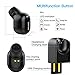 Selkie Mini Wireless Earbud, [Upgrade Version] Single Wireless Earbud with HD Sound Quality, 10 Hours Talkingtime w/ 2 x Magnetic USB Chargers for iOS and Android Smartphones (1 Piece)