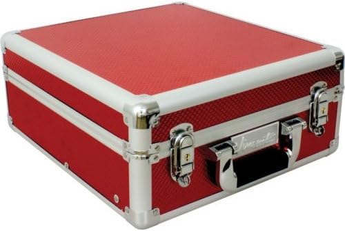 Master Case Travel Stylist Barber Case (Medium, Red)