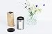 Brabantia 335341 3-Piece Window Canister Set, 1.4-Liter, Matte Steel Fingerprint Proof with Black Lisa