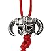 Asterom Unique Paracord Knife Beads - Custom Paracord Lanyard Charms Metal Beard Bead - Viking Helmet
