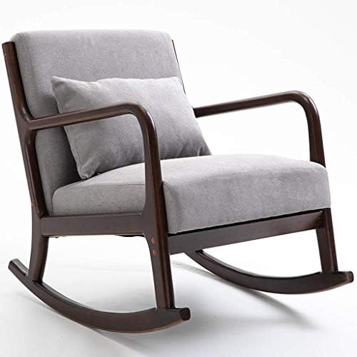 無垢材ロッキングチェアダイニングチェア読書用チェアシングルソファチェアバルコニーベッドルームリビングルームパーティーガーデンバケーションラウンジチェア リラクシングチェアサンラウンジャー