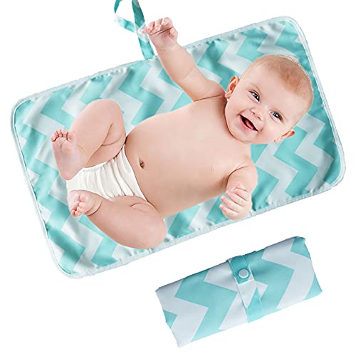 Portable Changing Mat Baby Foldable Travel Changing Mat Waterproof Infant Urinal Pad 60cm x 35cm for Travel Home Outside - KAMHBE