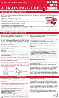 Heat Stress Employer Training Guide