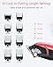 SUPRENT Hair Clippers for Men,All-Steel Self-Sharp Blade Cordless Hair Clippers Set, Long Service Life and Low Noise Hair Trimmer, with LED Display Hair Cutting Kit for Family