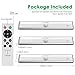 Remote Control Cabinet Light, Dimmable 10-LED Wireless Under Counter Lighting, Battery Operated Closet Light, Stick-on Touch Sensor Night Light, 2 Control Methods (Remote/Touch Control)-(3 Pack)