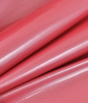 Pink Patent Leather Vinyl Fabric - by the Yard
