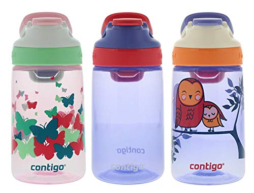 Contigo Water Bottles, 14oz Kids, Ballet/Wink/Love - //coolthings.us