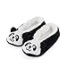 GLENMEARL Womens Warm Cozy and Lovely Animal Non-Skid Knit Indoor Home Floor Slippers Socks for Adults Girls … (6.5-8.5, Black Panda)