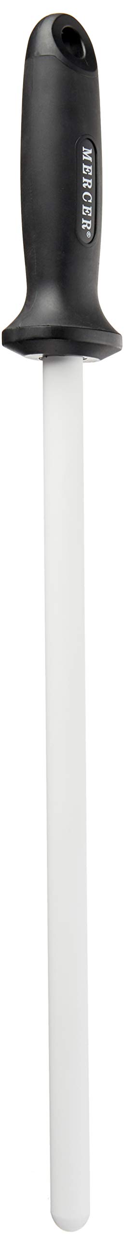 Mercer Culinary 12-Inch Ceramic Sharpener, Stainless Steel, 38x10x3 cm, Black