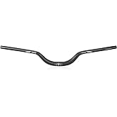 31.8 Bike Handlebar - 55mm Riser Handlebar - 780mm Aluminium Alloy Mountain Bike Bicycle Handlebars (31.8-55mm Rise)