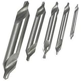 Anytime Tools 5 Lathe Mill CENTER DRILL COUNTERSINK Bit Tooling SET